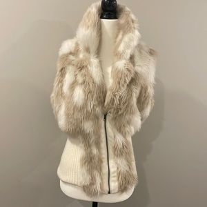 Charlotte Russe Faux Fur Vest Size L